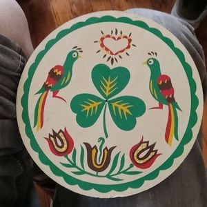 A round piece of boho art,